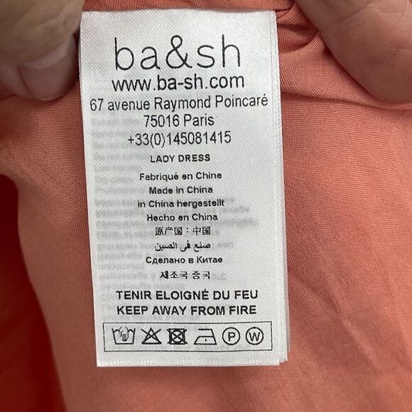 ba&sh Lova Mini Dress Sz 2 (M) - Picture 7 of 9